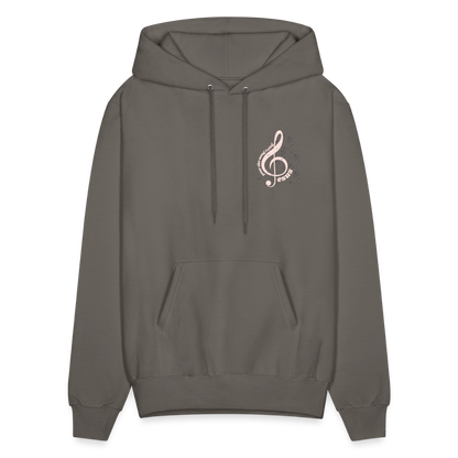 Men's Hoodie music Jesus is the song that I sing - asphalt gray