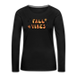 Women's Premium Long Sleeve T-Shirt fall vibes - black