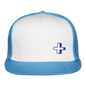 Trucker Cap cross - white/blue