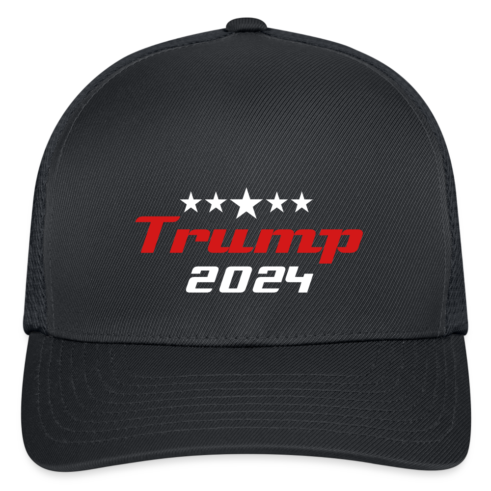 Flexfit Fitted Baseball Cap Trump 2024 hat - charcoal