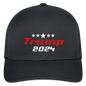 Flexfit Fitted Baseball Cap Trump 2024 hat - charcoal