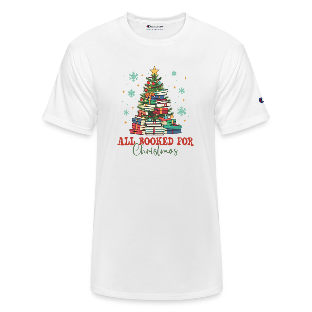 Champion Unisex T-Shirt Christmas Shirt - white