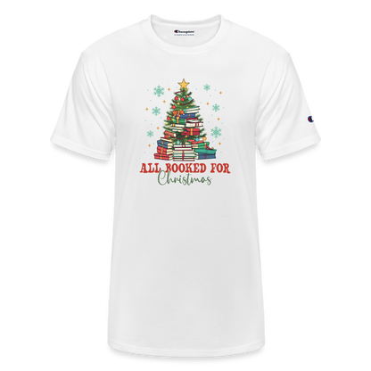 Champion Unisex T-Shirt Christmas Shirt - white