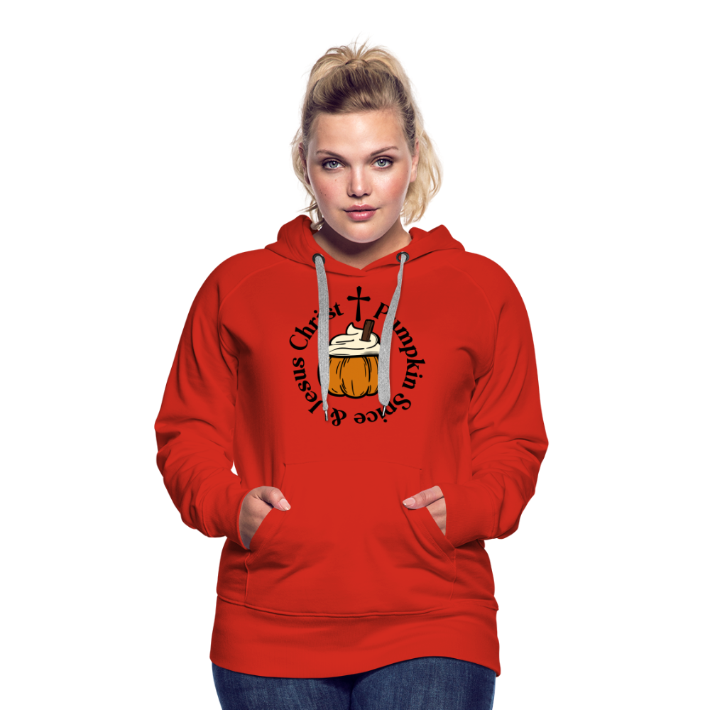 Women’s Premium Hoodie pumpkin spice hoodie - red