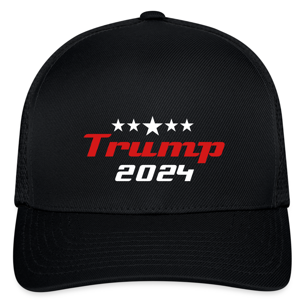 Flexfit Fitted Baseball Cap Trump 2024 hat - black