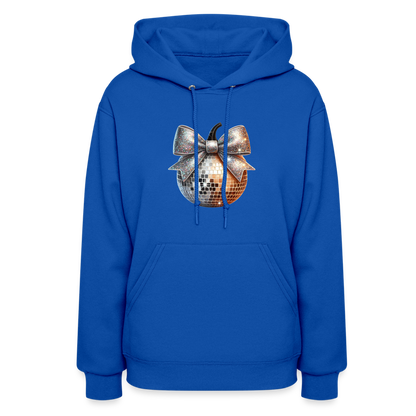 Women's Hoodie disco ball - royal blue