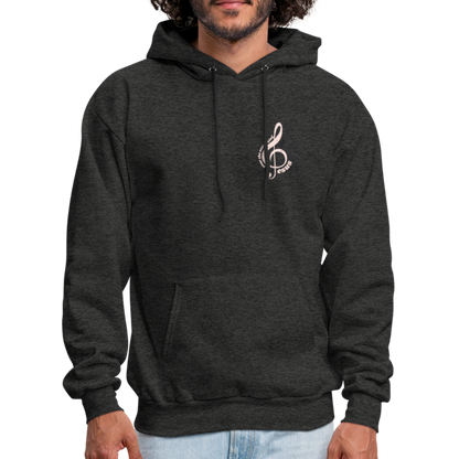 Men's Hoodie music Jesus is the song that I sing - charcoal grey