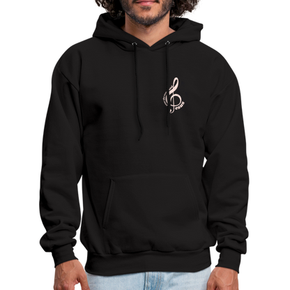 Men's Hoodie music Jesus is the song that I sing - black