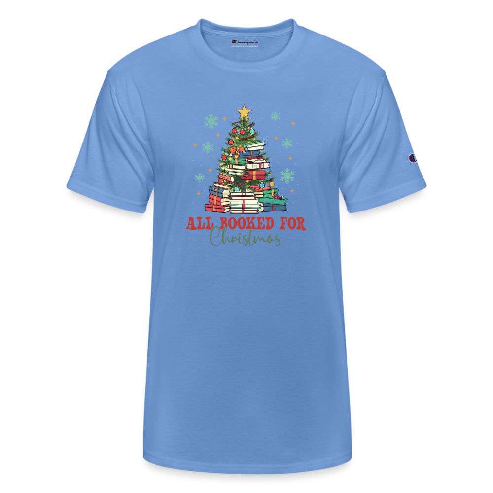 Champion Unisex T-Shirt Christmas Shirt - sky blue