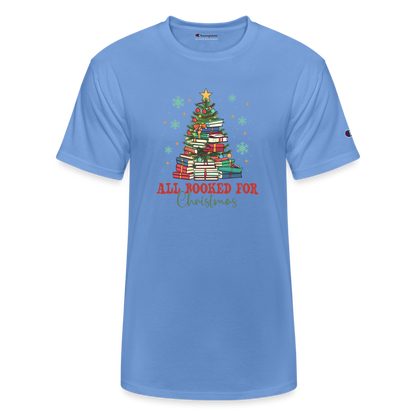 Champion Unisex T-Shirt Christmas Shirt - sky blue