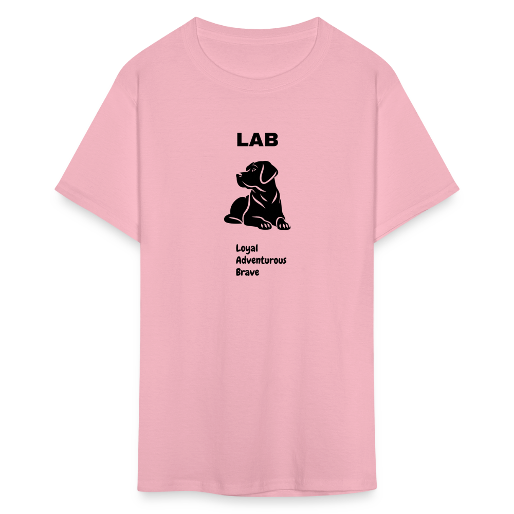 Unisex Classic T-Shirt lab dog lover shirt - pink