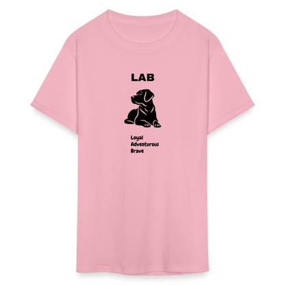 Unisex Classic T-Shirt lab dog lover shirt - pink