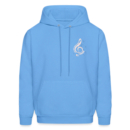 Men's Hoodie music Jesus is the song that I sing - carolina blue