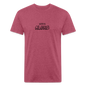 Fitted unisex/Poly T-Shirt by Next Level never alone - heather burgundy