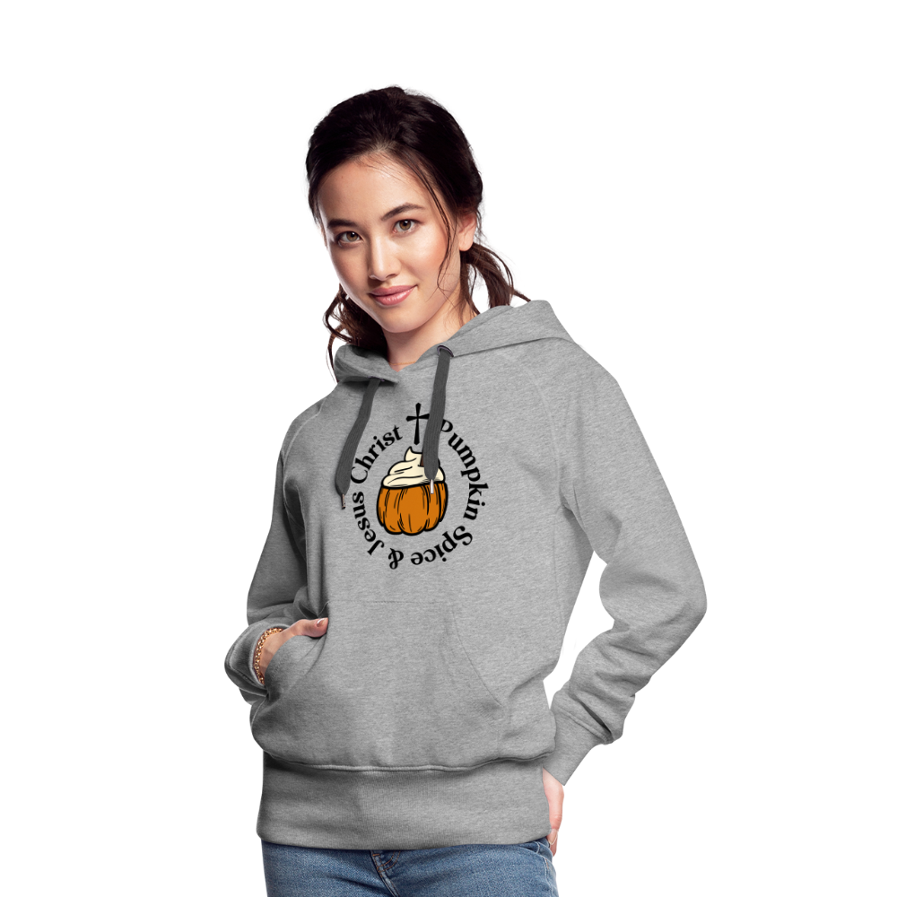 Women’s Premium Hoodie pumpkin spice hoodie - heather grey