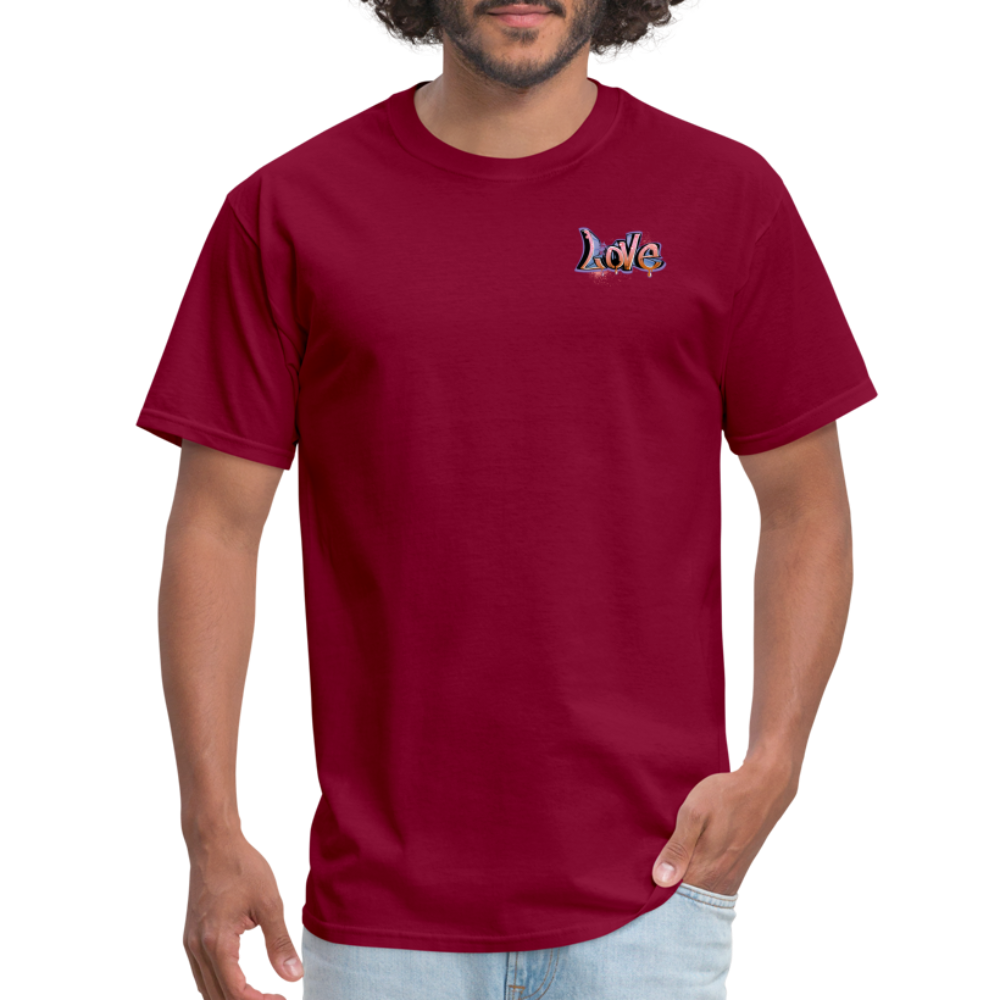 Unisex Classic T-Shirt Love shirt - burgundy