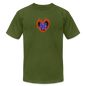 Unisex Jersey T-Shirt by Bella + Canvas holy fire - olive