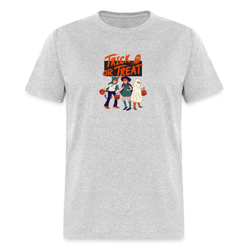 Unisex Classic T-Shirt trick or treat shirt - heather gray