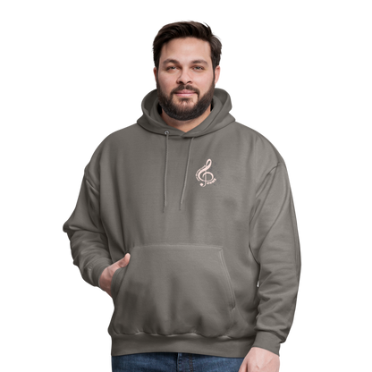 Men's Hoodie music Jesus is the song that I sing - asphalt gray