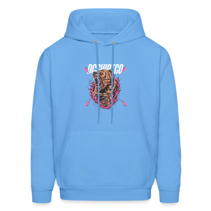 Men's Hoodie dc shirt co bear - carolina blue