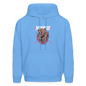 Men's Hoodie dc shirt co bear - carolina blue