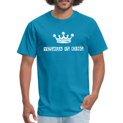 Unisex Classic T-Shirt Yeshua is King - turquoise