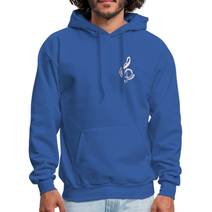 Men's Hoodie music Jesus is the song that I sing - royal blue