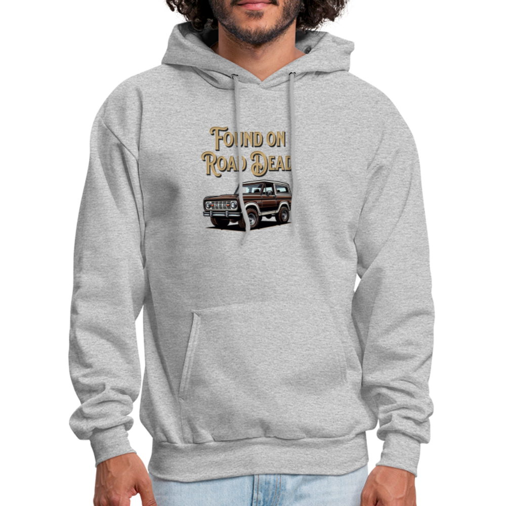 Men's Hoodie Ford Hoodie Found on Road Dead - heather gray