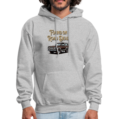 Men's Hoodie Ford Hoodie Found on Road Dead - heather gray