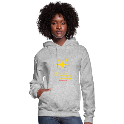 Women's Hoodie wheres your oil - heather gray