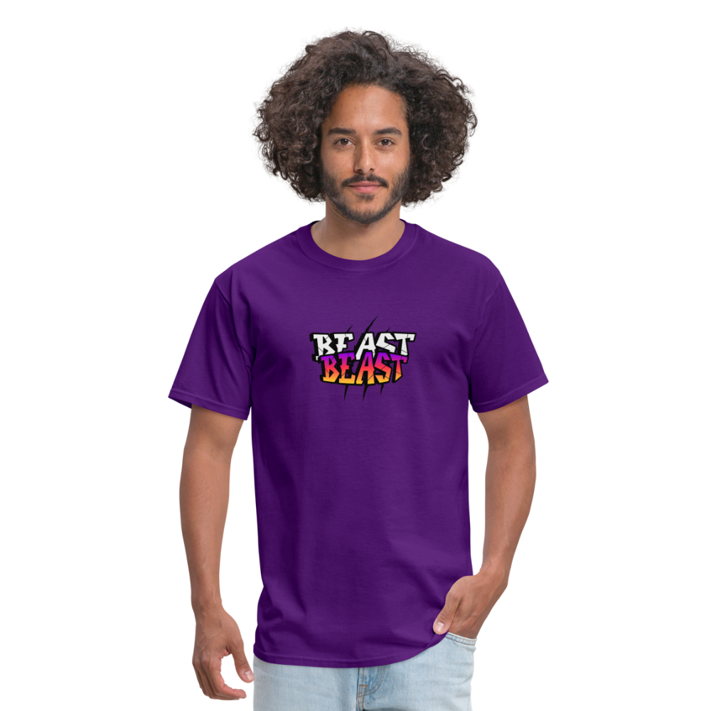 Unisex Classic T-Shirt beast workout shirt - purple