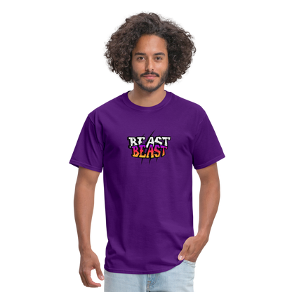 Unisex Classic T-Shirt beast workout shirt - purple