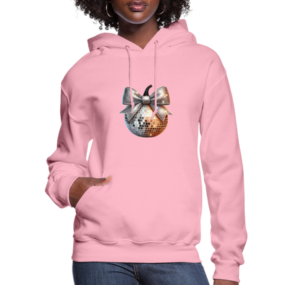 Women's Hoodie disco ball - classic pink