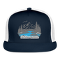 Trucker Cap  outdoors hat outdoorsman - navy/white