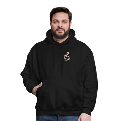 Men's Hoodie music Jesus is the song that I sing - black