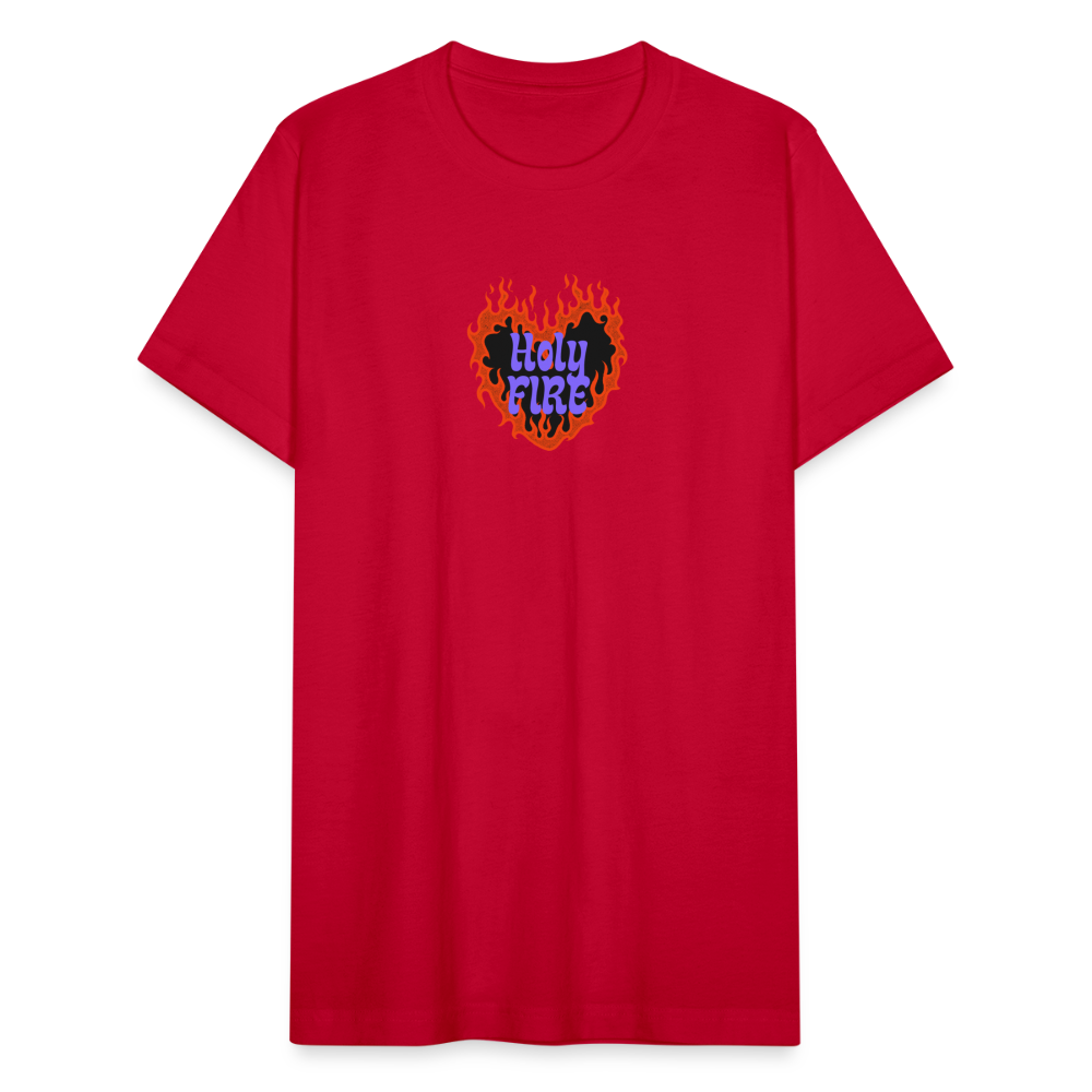 Unisex Jersey T-Shirt by Bella + Canvas holy fire - red