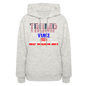 Women's Hoodie Trump Vance Hoodies Keep America safe - heather oatmeal