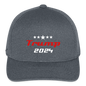 Flexfit Fitted Melange Baseball Cap Trump Hat Maga - dark heather gray