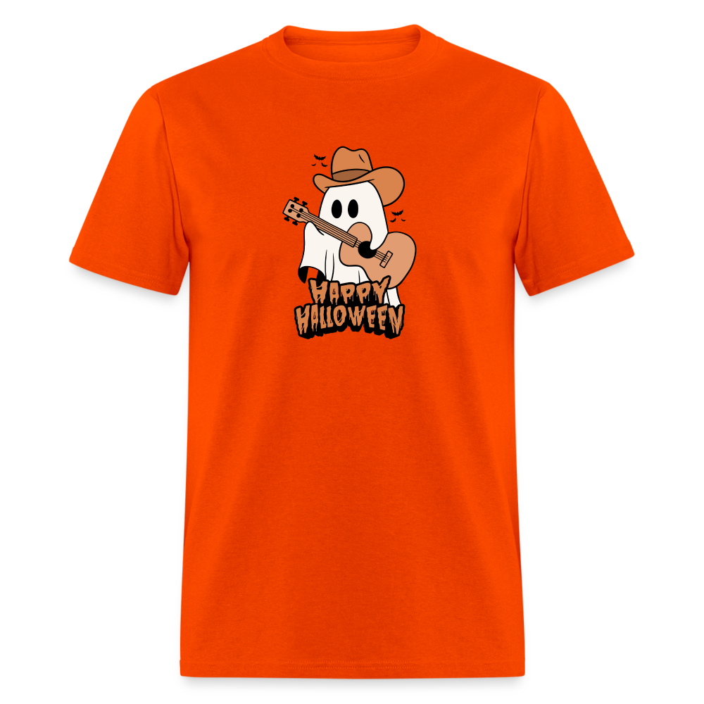 Unisex Classic T-Shirt happy halloween guitar shirt - orange