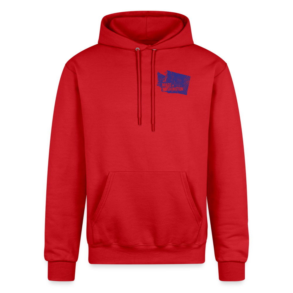 Champion Unisex Powerblend Hoodie made in Washington - Scarlet