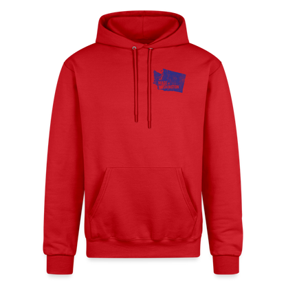 Champion Unisex Powerblend Hoodie made in Washington - Scarlet