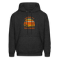 Men's Hoodie groovy halloween - charcoal grey