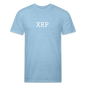 Fitted Cotton/Poly T-Shirt by Next Level XRP shirt - heather blue