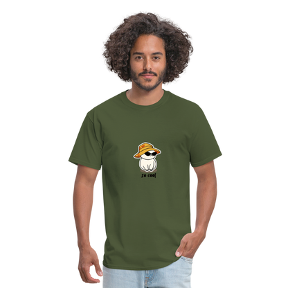 Unisex Classic T-Shirt cat so cool - military green