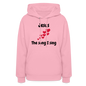 Women's Hoodie Jesus the song that I sing - classic pink