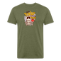 Fitted Cotton/Poly T-Shirt by Next Level funny Teacher shirt Halloween shirts - heather military green