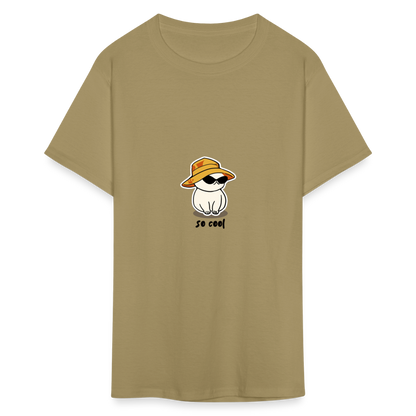 Unisex Classic T-Shirt cat so cool - khaki