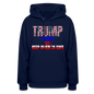 Women's Hoodie Trump Vance Hoodies Keep America safe - navy