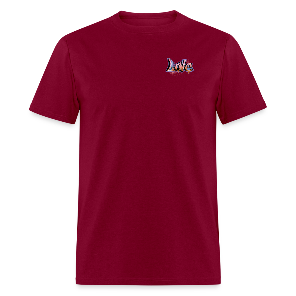 Unisex Classic T-Shirt Love shirt - burgundy