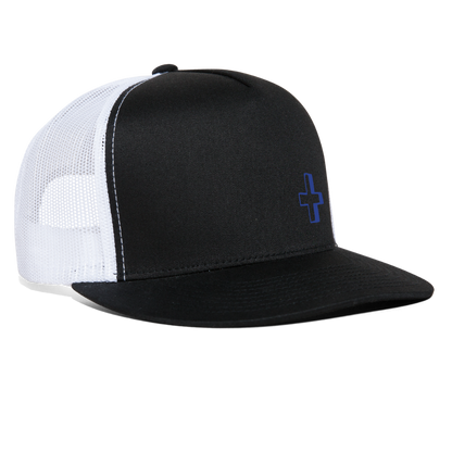 Trucker Cap cross - black/white